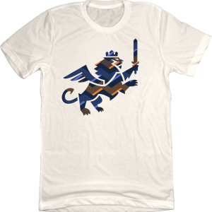 FC Cincinnati Make Your Mark Halftone Patterned Lion Logo Tee