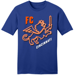 FC Cincinnati Neon Lion