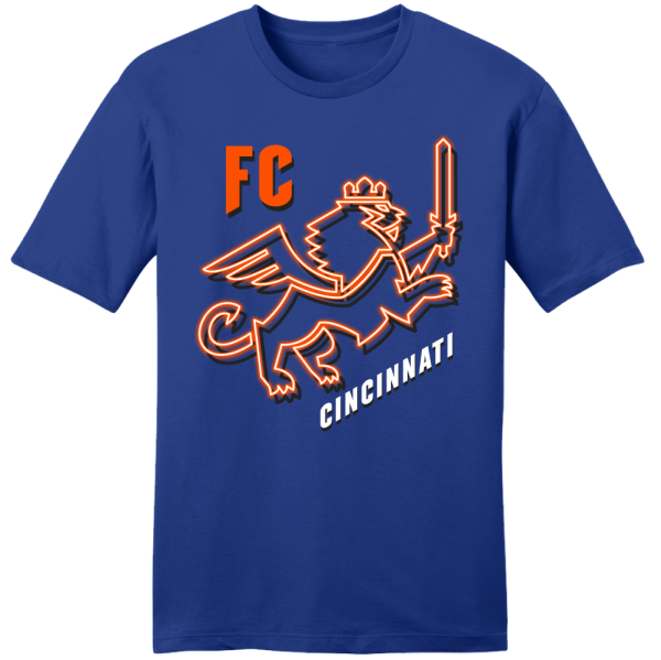 FC Cincinnati Neon Lion