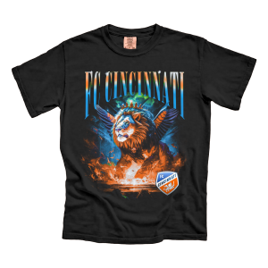 FC Cincinnati Winged Retro Lion Comfort Colors 1