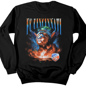 FC Cincinnati Winged Retro Lion Comfort Colors 2
