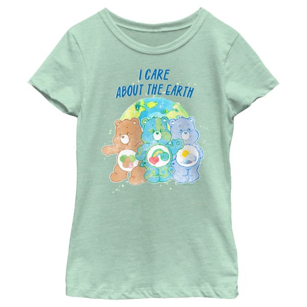 Girl_s Care Bears I Care About the Earth T-Shirt