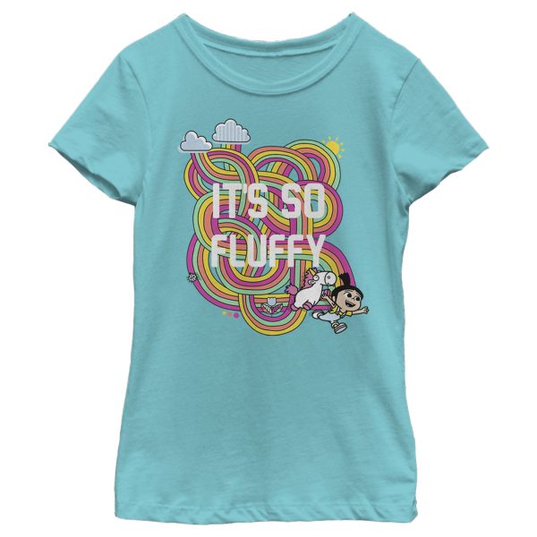 Girl_s Despicable Me Minions Its So Fluffy Rainbow Unicorn T-Shirt