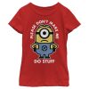 Girl_s Despicable Me Minions Please Don_T Make Me Do Stuff T-Shirt