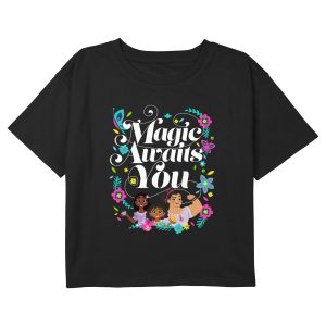 Girl_s Encanto Magic Awaits You Madrigal Sisters T-Shirt
