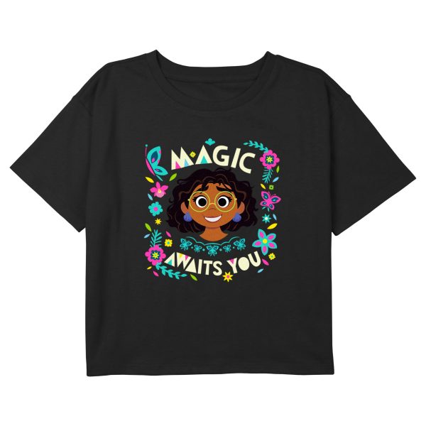 Girl_s Encanto Magic Awaits You Mirabel Portrait T-Shirt