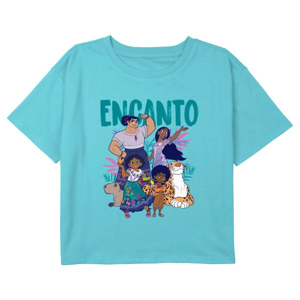 Girl_s Encanto The Family With Magical Gifts Portrait T-Shirt