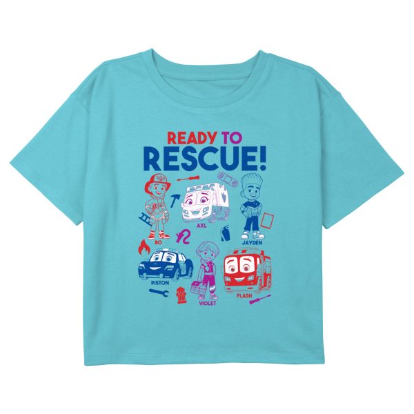 Girl_s Firebuds Ready to Rescue Icons T-Shirt