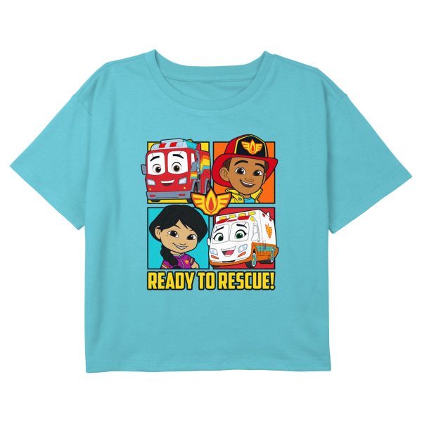 Girl_s Firebuds Ready to Rescue Panels T-Shirt