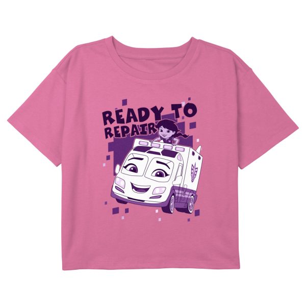 Girl_s Firebuds Violet Ready to Repair T-Shirt