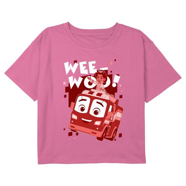 Girl_s Firebuds Wee Woo Bo and Flash T-Shirt