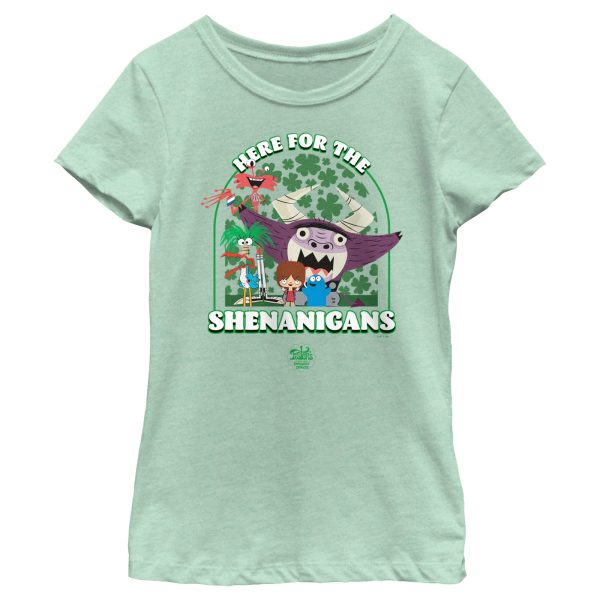 Girl_s Foster_s Home for Imaginary Friends Here for the Shenanigans T-Shirt