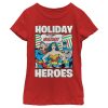 Girl_s Justice League Holiday Heroes T-Shirt