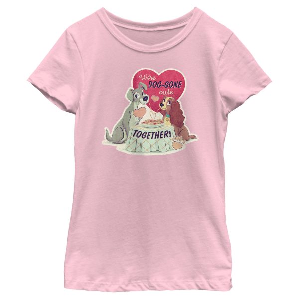 Girl_s Lady and the Tramp We_re Dog-Gone Cute T-Shirt