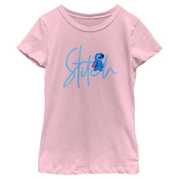 Girl_s Lilo & Stitch Alien Signature T-Shirt