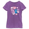 Girl_s Lilo & Stitch Angel Eskimo Kiss Watercolor T-Shirt
