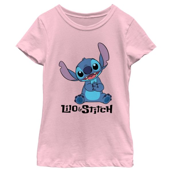 Girl_s Lilo & Stitch Cute Logo T-Shirt