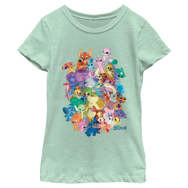 Girl_s Lilo & Stitch Experiment Compilation T-Shirt