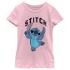 Girl_s Lilo & Stitch Jumping Stitch T-Shirt