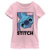 Girl_s Lilo & Stitch Peekaboo Stitch Portrait T-Shirt