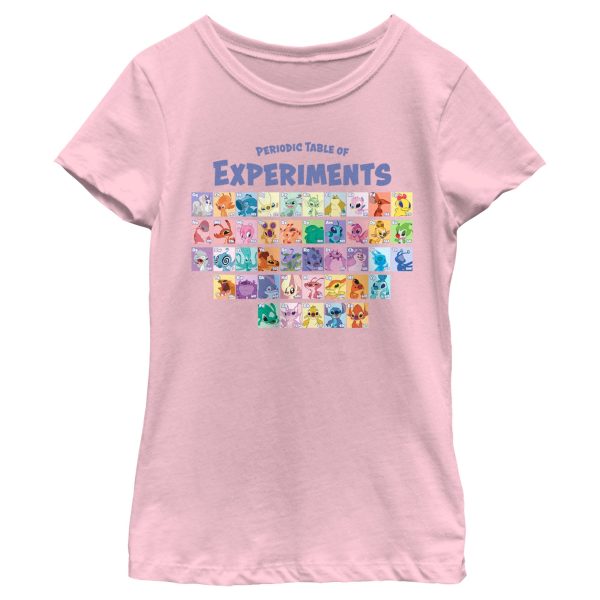 Girl_s Lilo & Stitch Periodic Table of Experiments T-Shirt