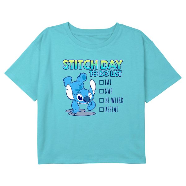 Girl_s Lilo & Stitch To Do Check List T-Shirt