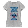 Girl_s Lilo & Stitch Weird but Cute T-Shirt