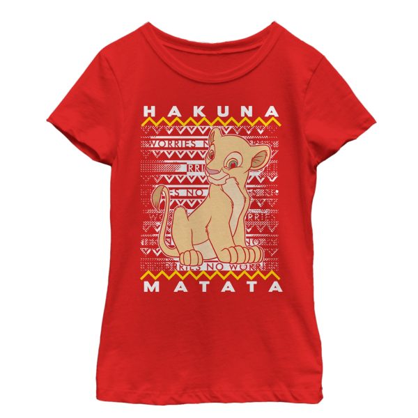 Girl_s Lion King Nala Diagonal Stripe T-Shirt