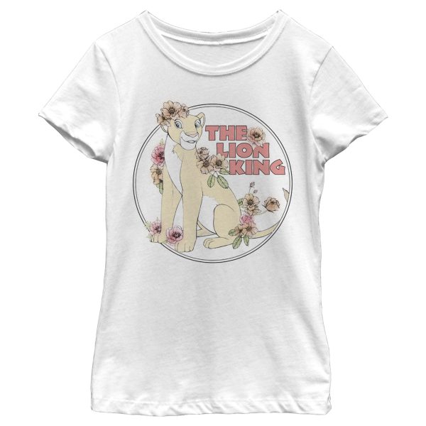 Girl_s Lion King Nala Floral Frame T-Shirt