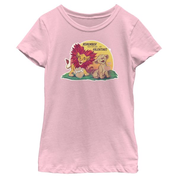 Girl_s Lion King Nala and Simba You Are My Valentine T-Shirt