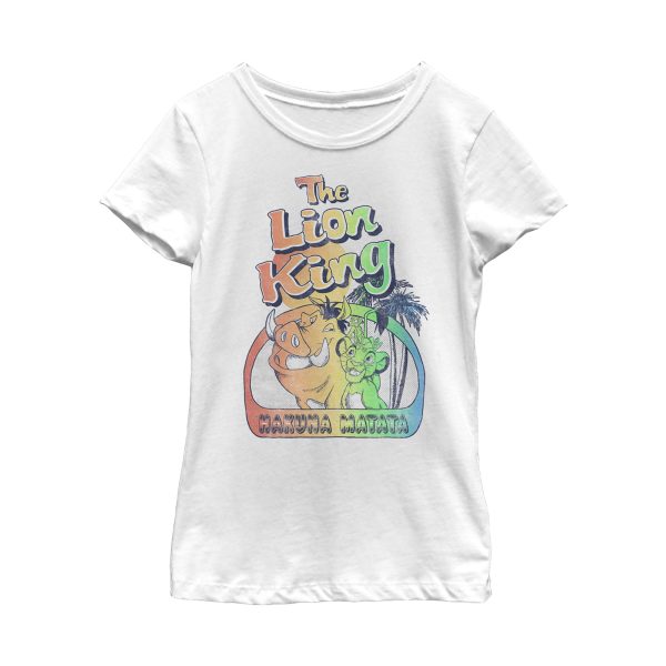 Girl_s Lion King Retro Best Friend Frame T-Shirt