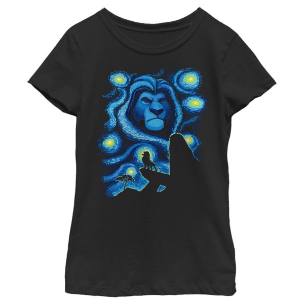 Girl_s Lion King Starry Night Pride Rock T-Shirt