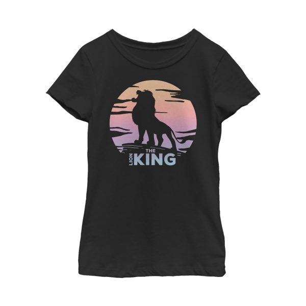 Girl_s Lion King Sunset King T-Shirt