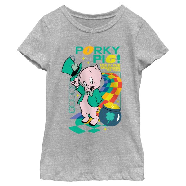 Girl_s Looney Tunes Porky Top o’ the Morning to You T-Shirt