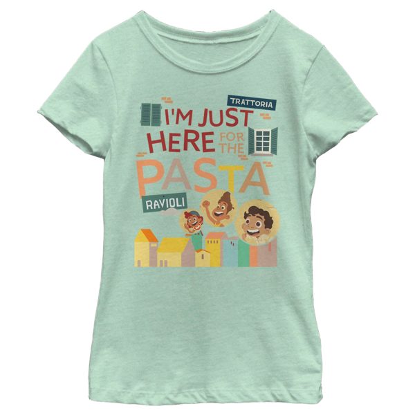 Girl_s Luca I_m Just Here for the Pasta T-Shirt