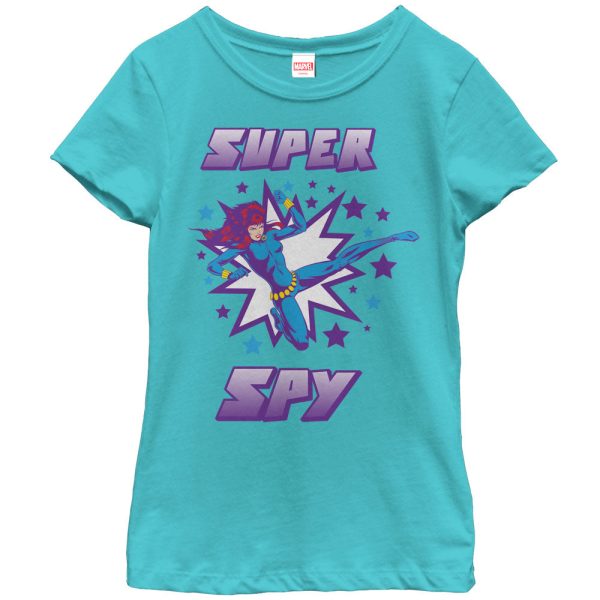 Girl_s Marvel Black Widow Super Spy T-Shirt