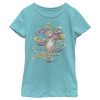 Girl_s Marvel Captain Marvel Celestial Goose In Space T-Shirt