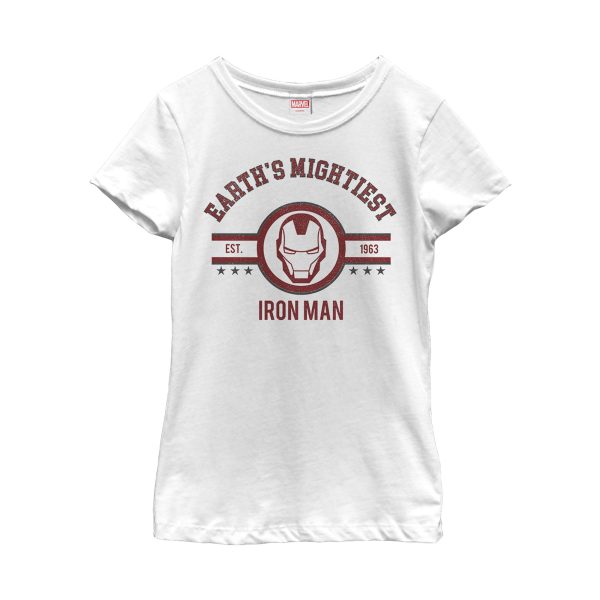 Girl_s Marvel Earth_s Mightiest Iron Man T-Shirt