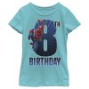 Girl_s Marvel Spider-Man Swinging 8th Birthday T-Shirt