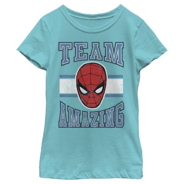 Girl_s Marvel Spider-Man Team Amazing T-Shirt