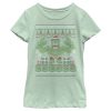 Girl_s Marvel Ugly Christmas Hulk Want Presents T-Shirt