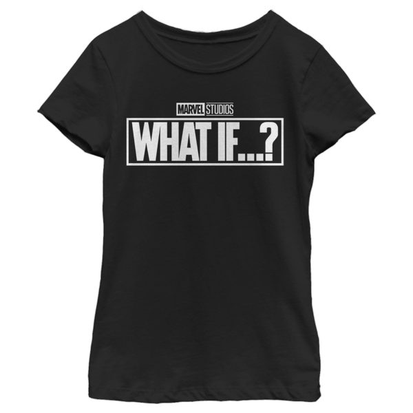 Girl_s Marvel What If… Bold Logo T-Shirt