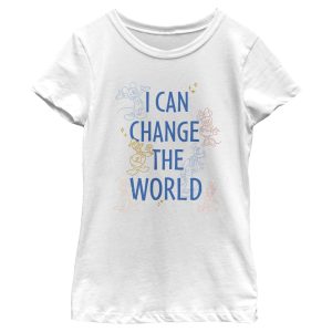 Girl_s Mickey & Friends Change The World T-Shirt