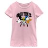 Girl_s Mickey & Friends Good Times Faces T-Shirt