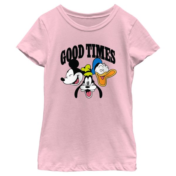 Girl_s Mickey & Friends Good Times Faces T-Shirt