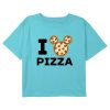 Girl_s Mickey & Friends I Love Pizza T-Shirt
