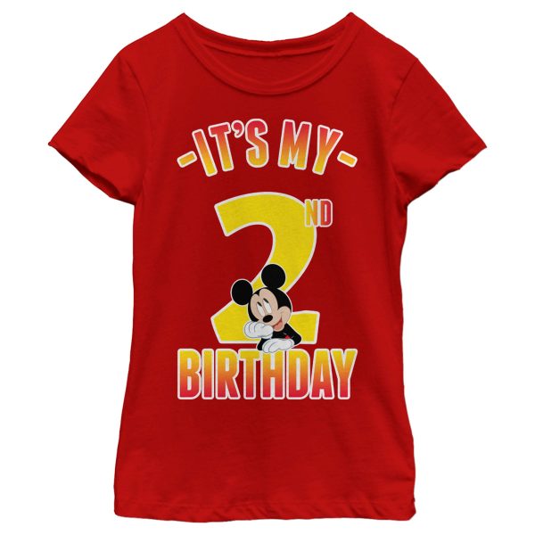 Girl_s Mickey & Friends It_s My 2nd Birthday T-Shirt