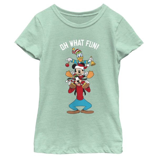 Girl_s Mickey & Friends Oh What Fun T-Shirt