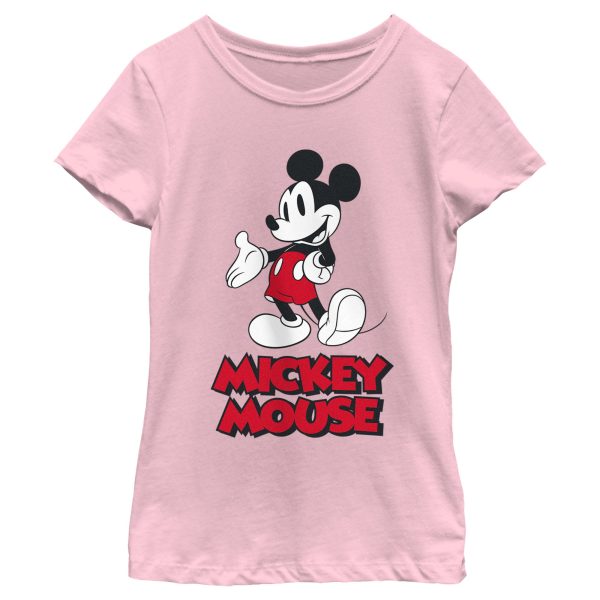 Girl_s Mickey & Friends Old School Pose Mice T-Shirt