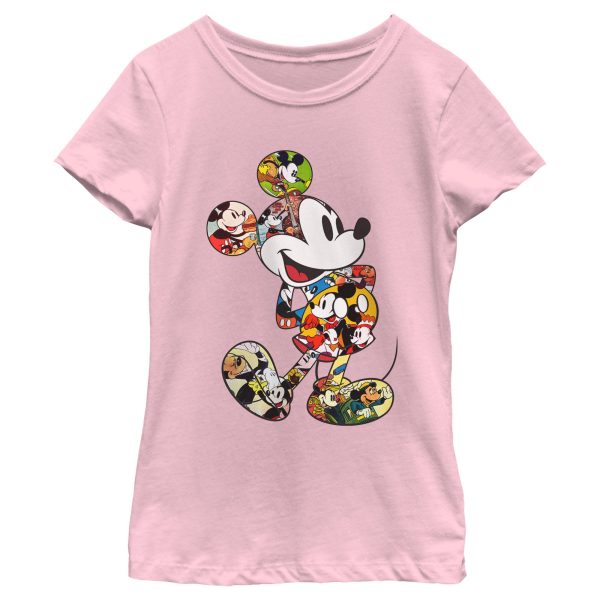 Girl_s Mickey & Friends Retro Scenes Fill T-Shirt